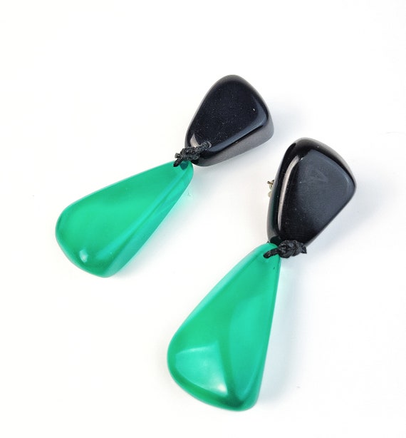 Sobral Classicos Cusco Green & Black Bead Artist … - image 4