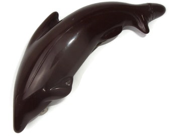 Sobral Brazil Large Dolphin Hair Clip Barrette Artist Made 4 1/4&quot; Long