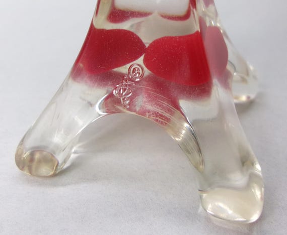 Sobral Objetos Heart Inclusion Clear Eiffel Tower… - image 6