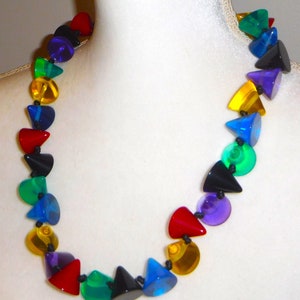 Sobral Mix 2023 Lagerfeld Multi Cone Spike Beads Artist Made Statement Necklace