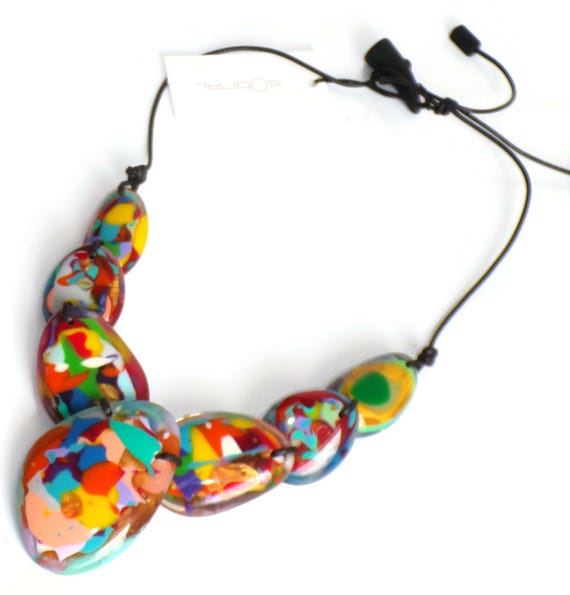 Sobral Nuage Singular Multi Color Large Beads Art… - image 4