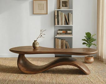 Massiver Altholz Couchtisch - Rustikale Bauernhaus Wohnzimmer Möbel
