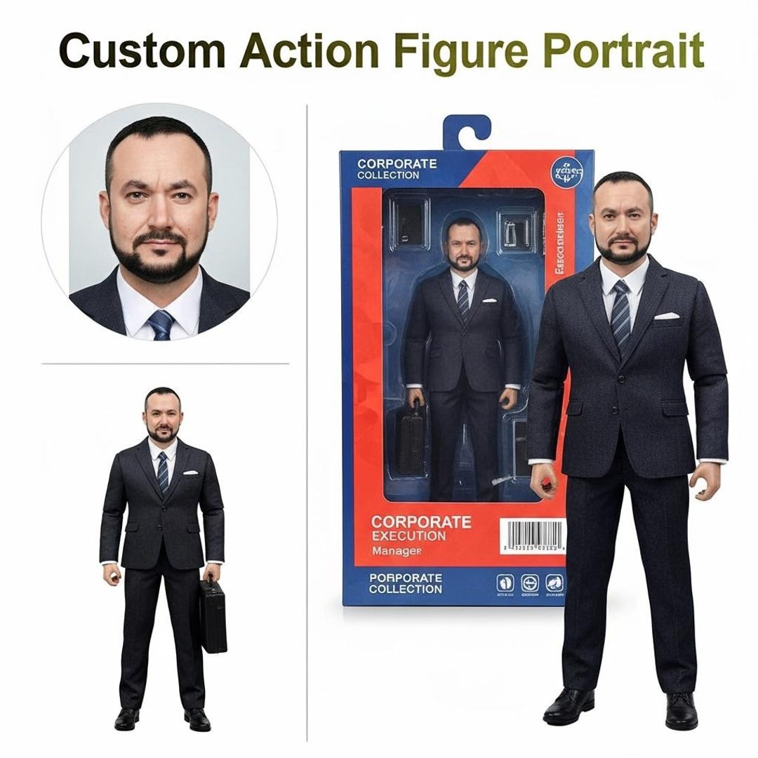 Action Figure Portrait | Custom Toy Box Art | Superhero Character ...