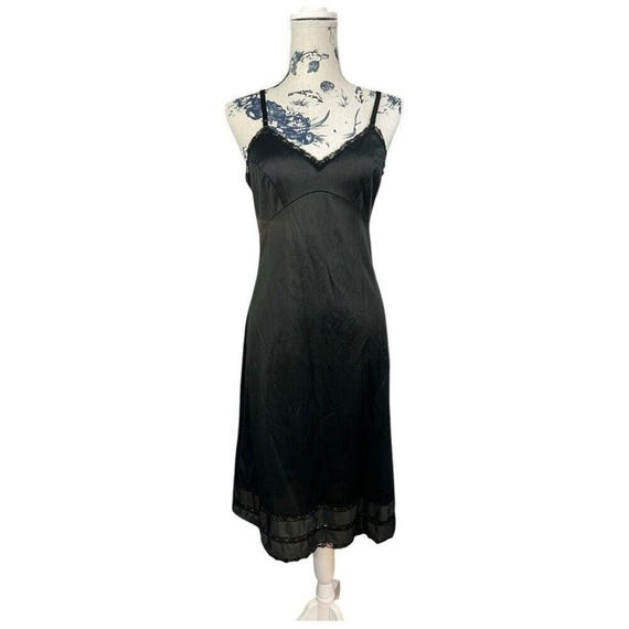 jc penney black dress Amari Silk-Velvet Midi Dress in Black