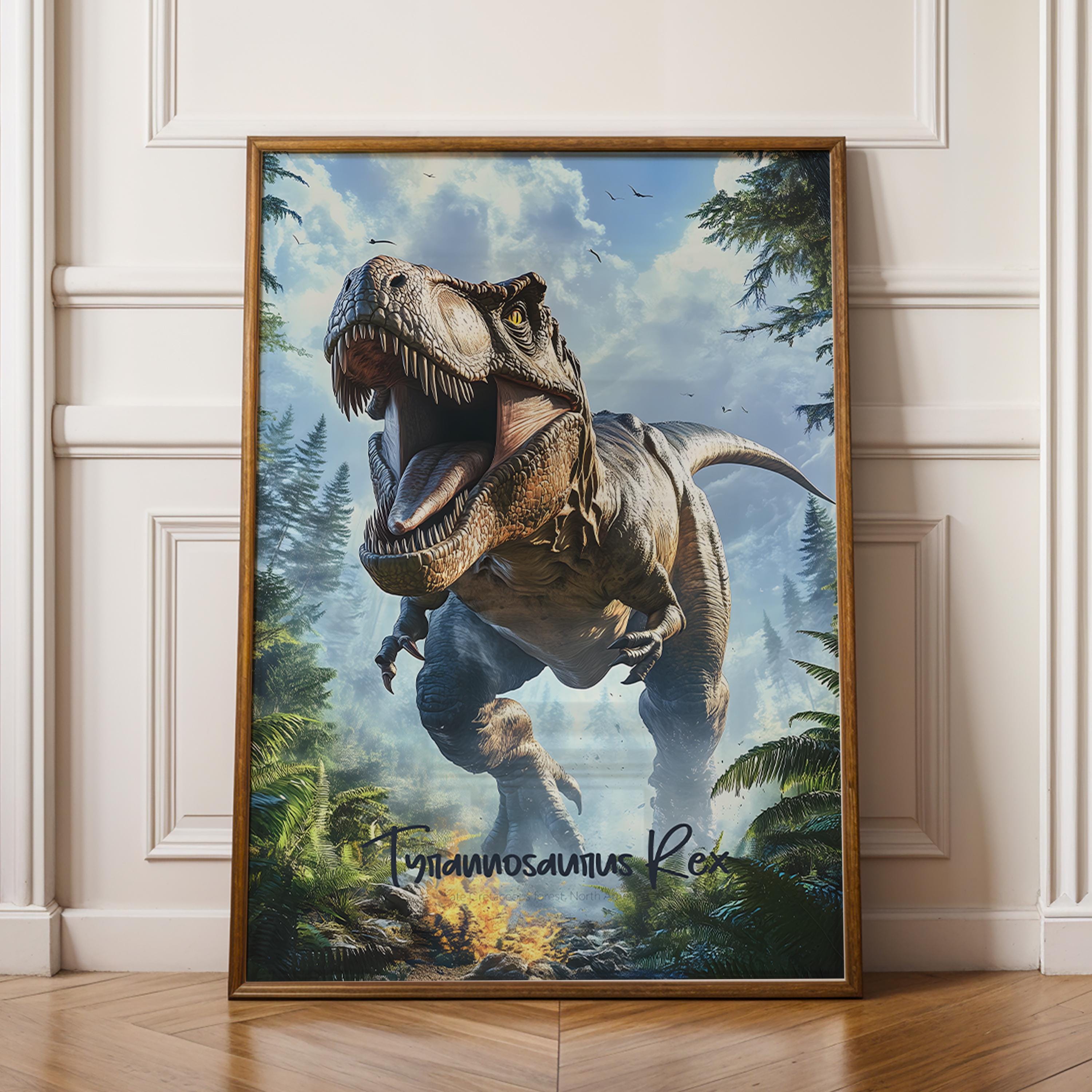 T.Rex T.レックス ティラノザウルス・レックス ポスター T rex poster - Etsy 日本