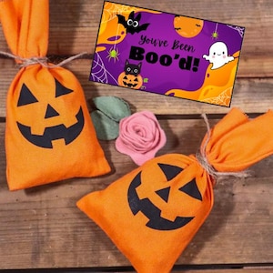 You've Been Boo'd Halloween Gift Tag | Printable Halloween Tag | Instant Digital Download