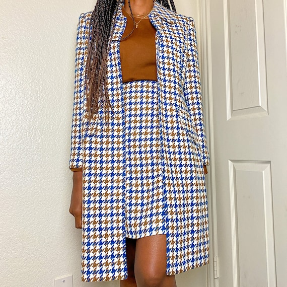 Amanda Smith Petite Houndstooth Suit