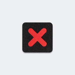 X Tactical Patch: Hook and Loop, Morale Patch