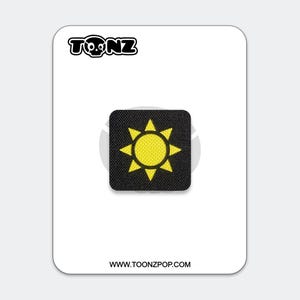 Parche solar: con velcro, parche moral, parches tácticos EDC 1.5"x1.5"