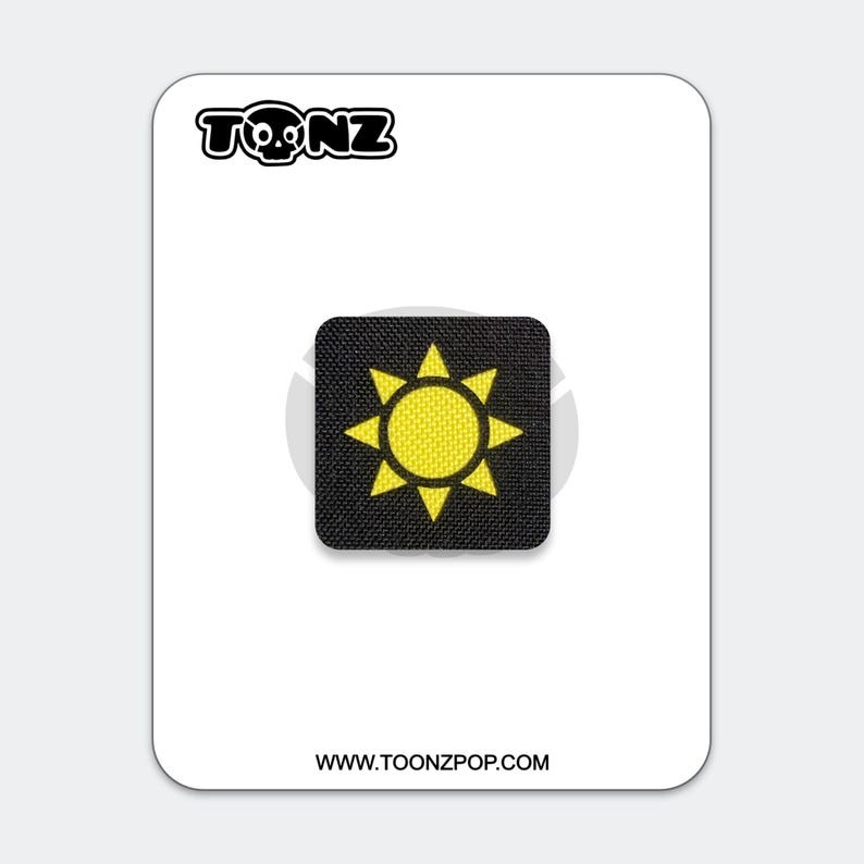 Parche solar: con velcro, parche moral, parches tácticos EDC 1.5"x1.5"