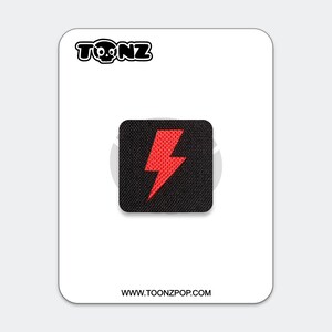 Tiny Lighting Bolt Patch: Hook and Loop, Morale Patch image 7
