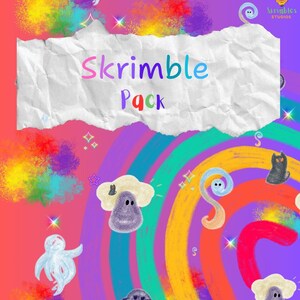 Pacote de Emoções Imprimíveis Skrimbles | Cartões de Sentimentos Infantis, Roda das Emoções e Exercícios de Respiração | Ferramentas de SEL Consciente para Crianças