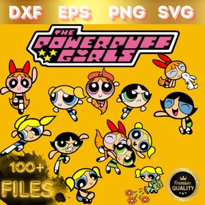 Powerpuff Girls SVG, Powerpuff Girls Clip Art, Powerpuff Girls SVG-Bundle, Powerpuff Girls PNG, Powerpuff Girls PNG-Bundle, Powerpuff Girls