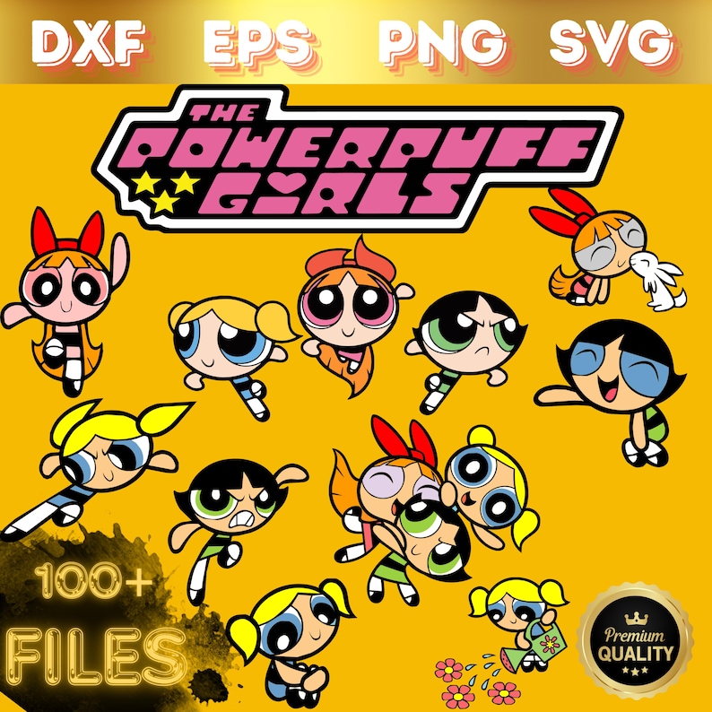 Powerpuff Girls SVG Bundle: Cartoon Network Clip Art (digital Download ...