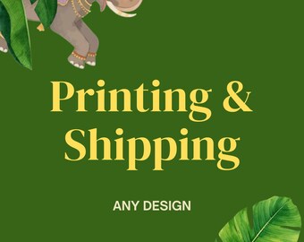 Custom Printed Art - Printing and Free Shipping (Choose Any Artwork), please contact before purchase
