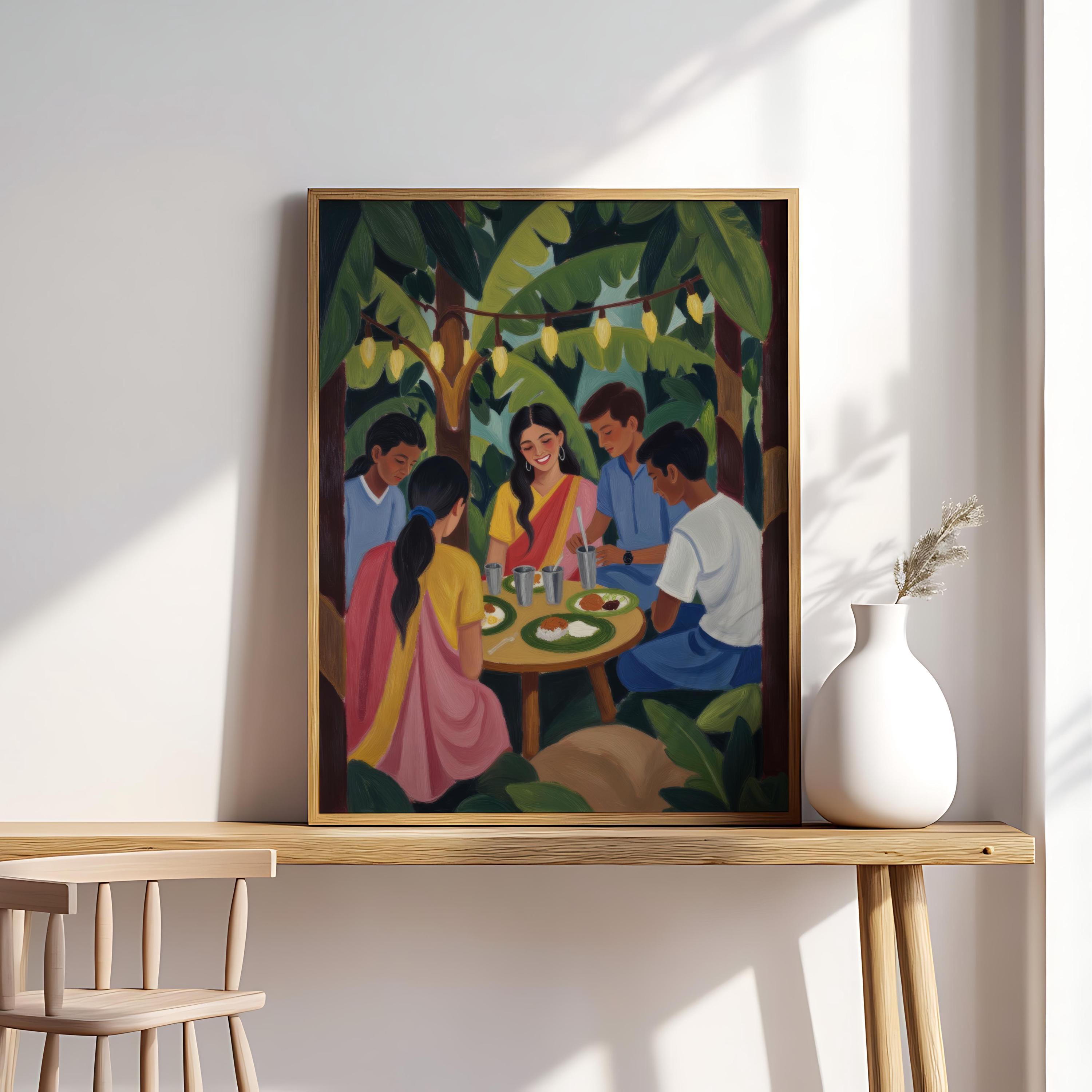 Feel Good Poster, Gift for Art Lovers, South asian wall art, Indian Art, Housewarming Gift, Best Friends Art