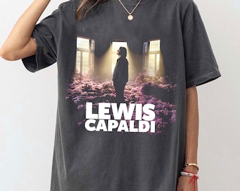 Comfort Colors Lewis Brit Pop Capaldi World Tour 2025 Concert Tour Shirt | Music Tops Band Tour | Fan Inspired Tour Dates UK Tee Top