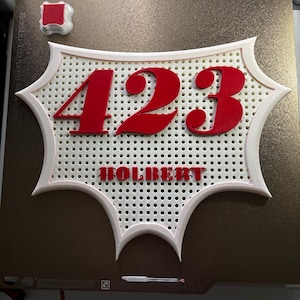 3D Printable Vented Number Plate – 3MF File for Dirt Bikes | GasGas, Yamaha, Suzuki, Honda | Motocross & Trail Custom Part