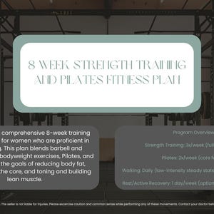 I've Created an 8 Week Fitness Plan for Women That Combines Strength ...