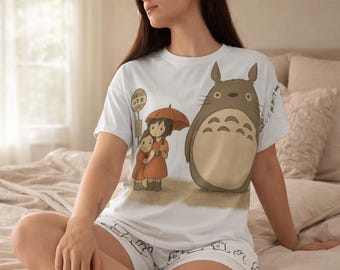 Totoro Pajamas Ghibli Pajamas Set