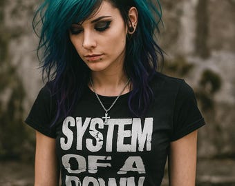 System of a Down Women's T-Shirt, Rock Band Tee, SOAD t-shirt