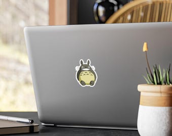 Totoro Vinyl Decal, Laptop Sticker, Wall Art