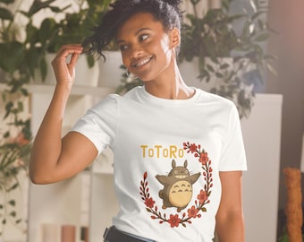 Totoro uniseks T-shirt met korte mouwen - Ghibli Totoro-T-shirt