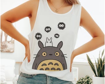 Totoro Soot Sprite Women's Tank Top