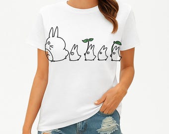 Little Totoros Susuwatari Soot Sprites Ghibli T-Shirt