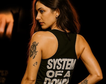 System of a Down Women's Racerback Tank Top, SOAD Concert Wear