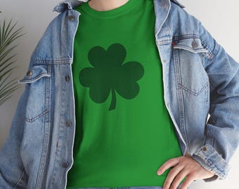 St Patrick's Day Clover Tee: Unisex Cotton Lucky Charm Shirt