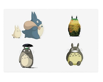 Totoro Sticker Sheet Bundle: Planner, Scrapbook, Craft Stickers