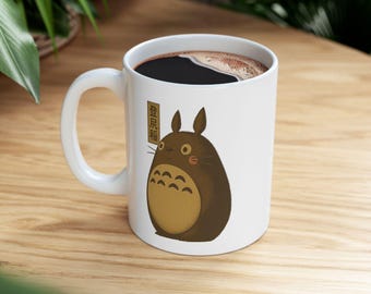 Totoro Ceramic Mug: Anime Coffee Tea Cup (11oz 15oz)