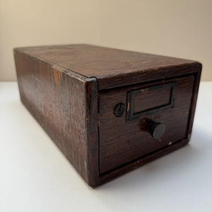 Antique Index Box - Etsy