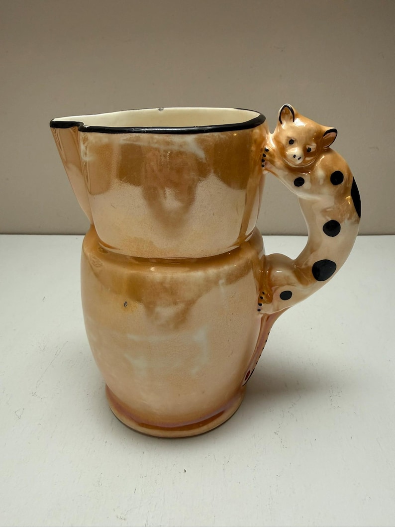 Vintage Marked Czech Lusterware Cat Handle Pitcher - AS IS - Etsy Australia