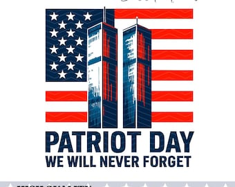 Torres Gemelas 9.11 PNG – Clipart conmemorativo del Día del Patriota, 11 de septiembre que nunca olvidaremos, descarga digital
