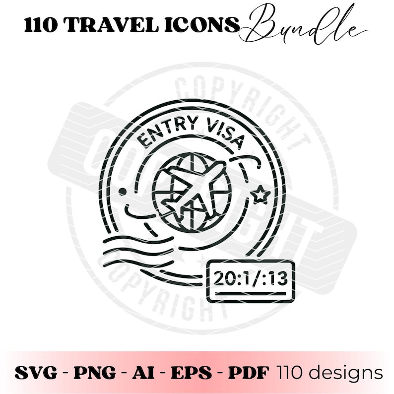 Travel Icons SVG Bundle | 110 Travel Icon Line Art SVG | Travel SVG ...