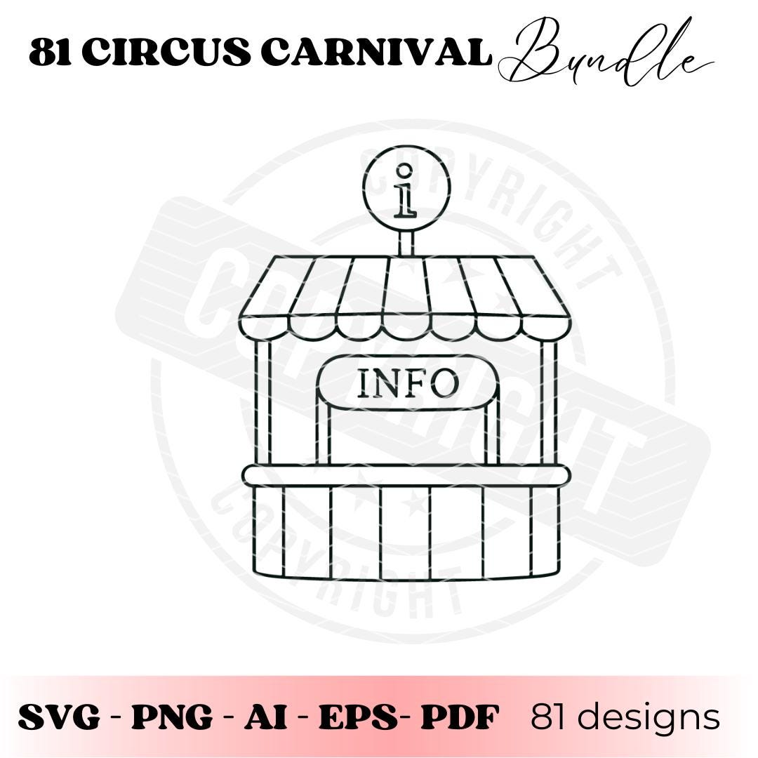 Circus Carnival SVG Bundle | Circus Clipart PNG | Carnival Clip Art for ...