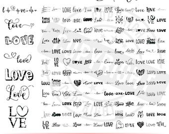 Liebe SVG Bundle | 144 Liebe Worte SVG png | Valentinstag svg | Herz png | Liebe Wort Clipart | Schnitt Dateien für Cricut, Valentinstag svg
