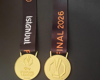 Aston Villa Europa League Champions Medal Replica Instanbul 2026 IN STOCK NOW!
