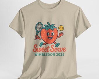 Sweet Serve, Wimbledon Funny shirt, Unisex T-Shirt, Tennis, Motivational Quote Shirt, Casual Wear, Gift for Friends