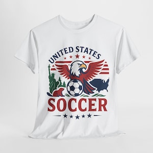 United States Soccer World Cup 2026 , United States Football Fan Gift, Sports Lover Shirt, USA Soccer Tee, Football Enthusiast Top, Soccer image 1