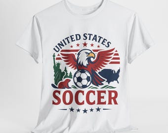 Wereldkampioenschap voetbal 2026 Verenigde Staten, cadeau voetbalfan Verenigde Staten, shirt sportliefhebber, shirt VS voetbal, top voetballiefhebber, voetbal