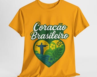 Brazil Football Shirt, World Cup 2026 Soccer Tee for Fans, Unisex Sports T-Shirt, Championship Apparel, Soccer Lover Gift