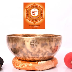 9&quot; Sacraalchakra Volle Maan Klankschaal: Himalaya Sound Healing