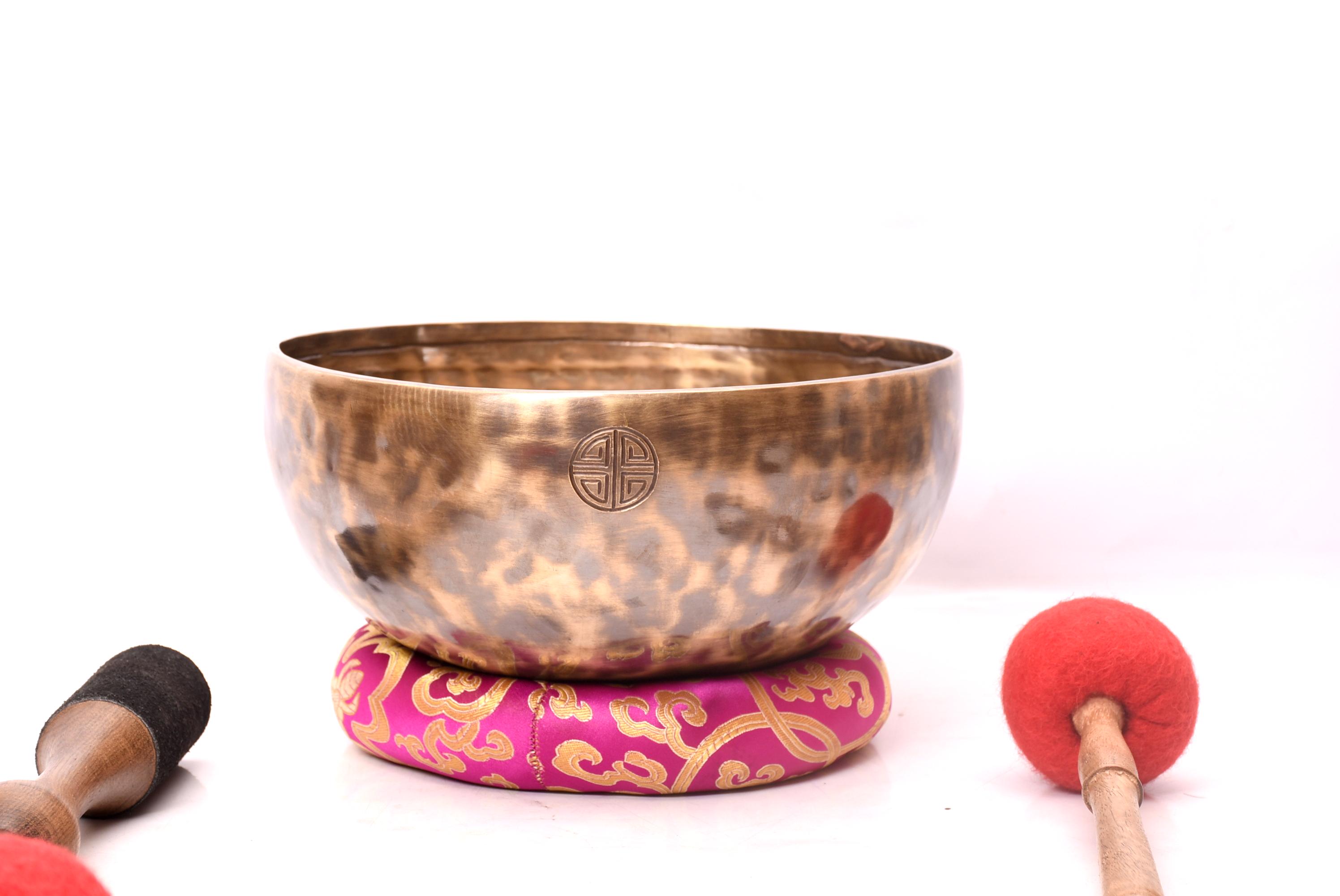 13インチ大型フルムーンシンギングボウル | ハンドメイドフルムーン