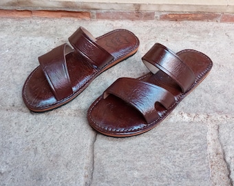 Men's Sandals in Authentic Moroccan Leather – Handcrafted, Comfortable and Elegant