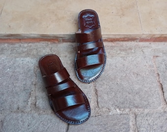 Men's Sandals in Authentic Moroccan Leather – Handcrafted, Comfortable and Elegant