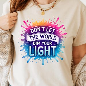 Inspirational Watercolor Png | Motivational T-shirt Design (Digital Download)
