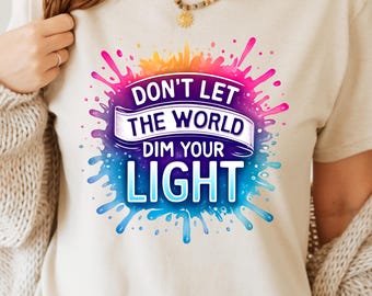 Inspirational Watercolor Png | Motivational T-shirt Design (Digital Download)